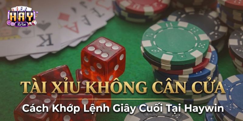 Tài Xỉu Không Cân Cửa - Cách Khớp Lệnh Giây Cuối Tại Haywin